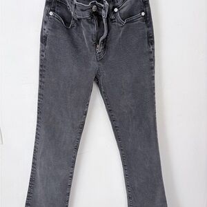 Madewell Mid Rise Kick Out Jeans Black Size 25